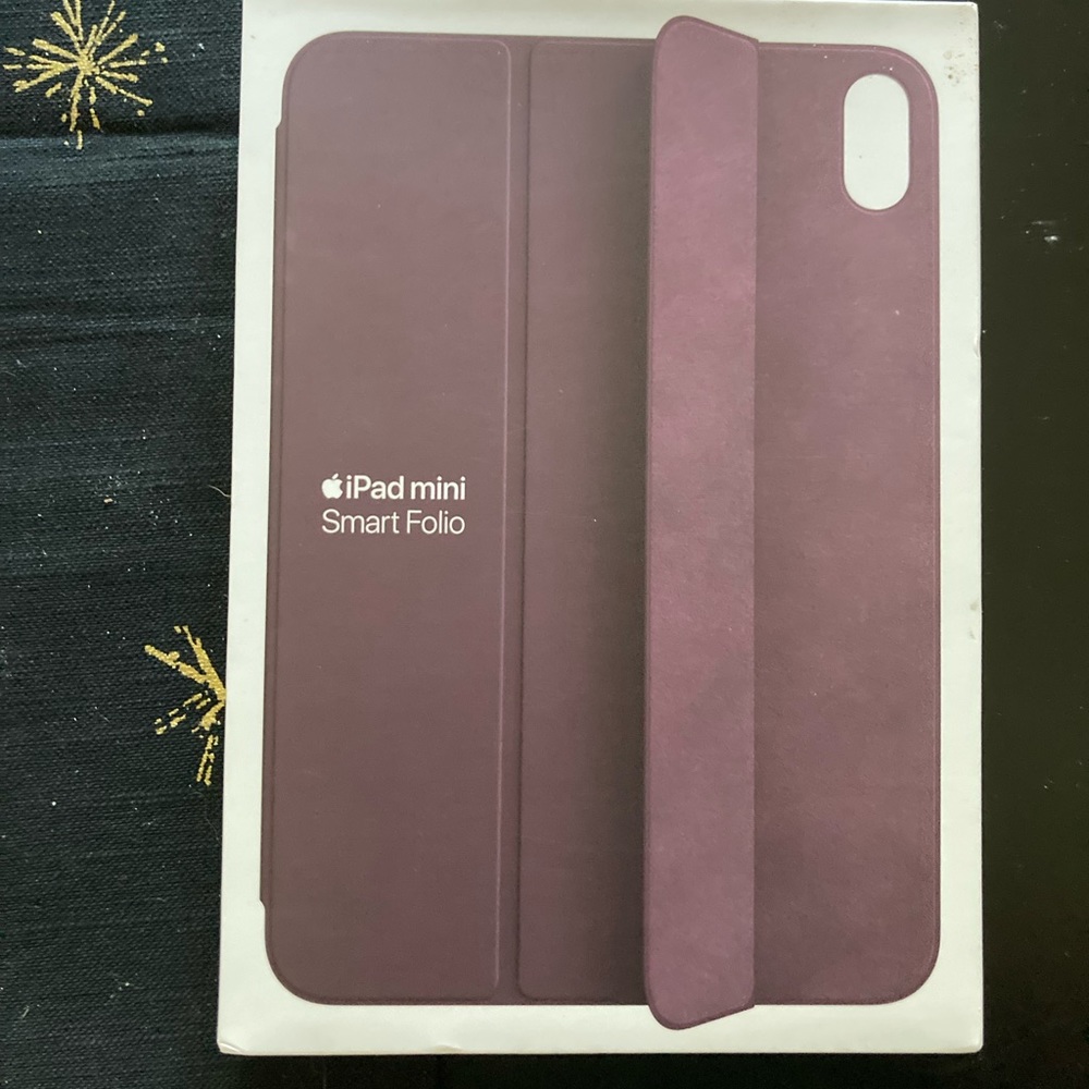 iPad Mini 6 Smart Folio (Dark Cherry)